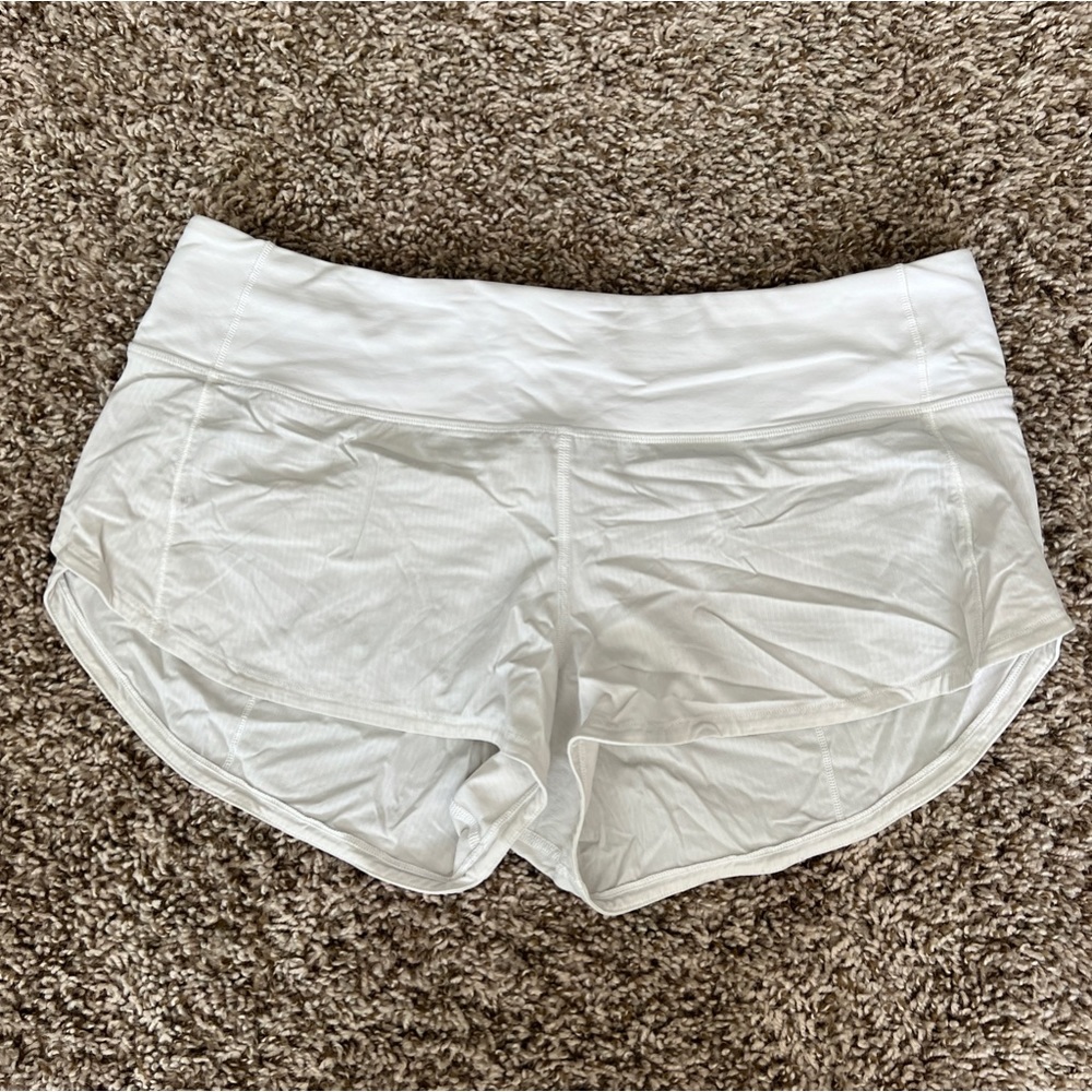 White Lululemon Shorts